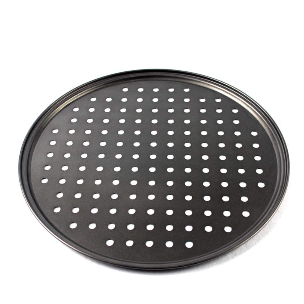 Leikar Non-Stick Pizza Pan, Perforated Pizza Tray Round Pizza Baking Tray Strong Baking Tool 28CM