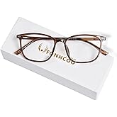 FONHCOO Blue Light Blocking Glasses Women Men TR90 Fashion Frame Computer Blue Light Glasses Anti UV Glare (Upgrade)