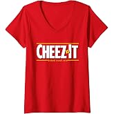 Womens Cheez-It Logo V-Neck T-Shirt