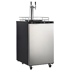Beer Kegerator Dual Tap Draft Beer Dispenser 6.1