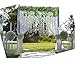 Artiflr 8pcs Artificial Fake Wisteria Vine Garland 3.6Ft/Piece Silk Wisteria Vine Ratta Hanging Flower for Home Garden Wedding Decor