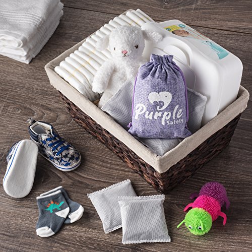 image for Purple Safety 12 Deodorizers for Diaper Genie - Odor Eliminator Deodor