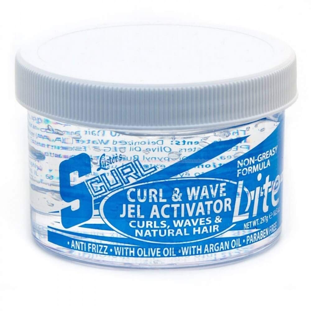 Luster's Scurl S Curl Hair Gel Curl and Wave Jel Activator Lite 297, Clear, 1 Count
