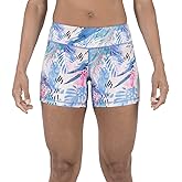 Tough Mode Women's Mid Rise 3"/ 5" Athletic Running Workout Shorts Active Yoga Volleyball WOD Compression Short Booty