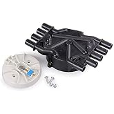 big-autoparts Ignition Distributor Set Brass Terminals Distributor Cap and Rotor Kit compatible with Chevrolet GMC Cadillac Vortec V8 5.0l 5.7l 7.4l Compatible Part Number DR474 DR331