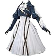 Nuoqi Violet Evergarden Cosplay Costume Womens Anime Uniform Dress Suit Outfit Dark Blue