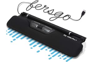 Fersgo Ergoslider Plus Ergonomic Mouse: USB Plug & Play RollerMouse, Precise & Comfortable Roller Bar Mouse with Wrist Pad Th