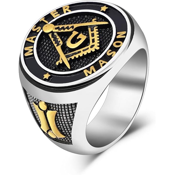 Silver/Gold Tone Mason Masonic Virtus Junxit Mors Non Separabit