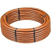 Orbit 67376-1/2" x 100' 1 GPH Pressure-Compensating Drip Emitter Tubing Brown