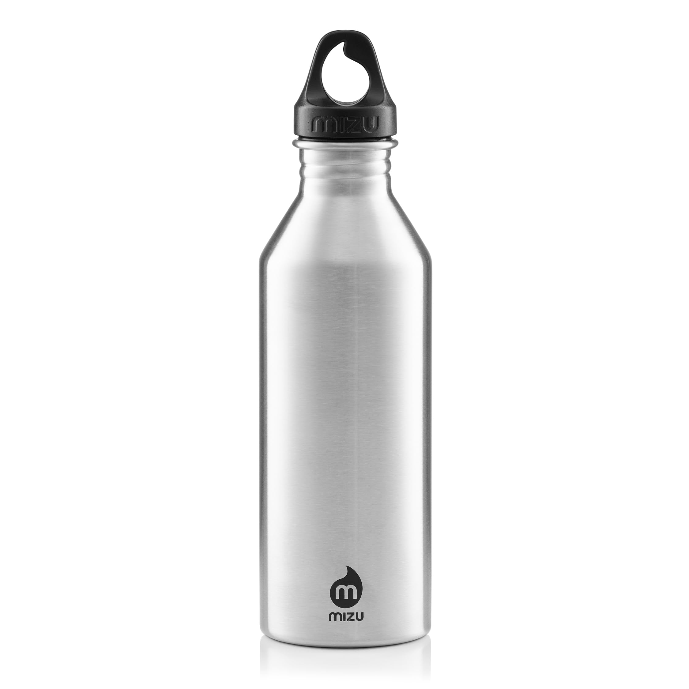 Mizu M8 25 oz Stainless Steel Water Bottle with Loop Cap | Single Wall Narrow Mouth