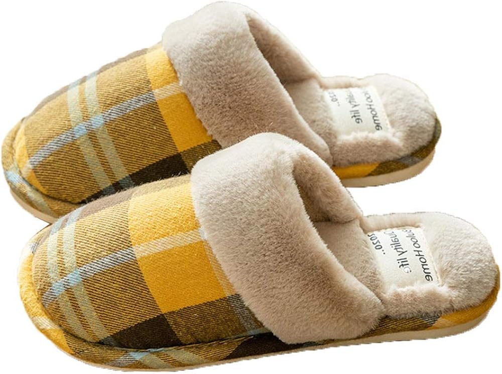 “N/A" ThickSoled Cotton Slippers Autumn and Winter Indoor Home Household Warm Non