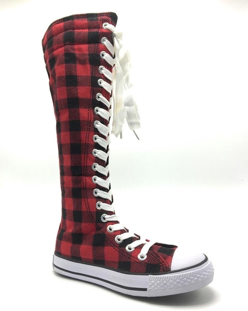 boot string sizes on New Kids Girl Mid Calf High Top Canvas Boots Tennis Shoe Size 10 4 Girls Mrb78 Clothing Shoes Accessories