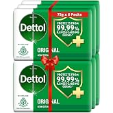 Dettol Original Bar Soap 100g Each | Pack of 6