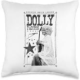 Dolly Parton Country Music Legend Throw Pillow