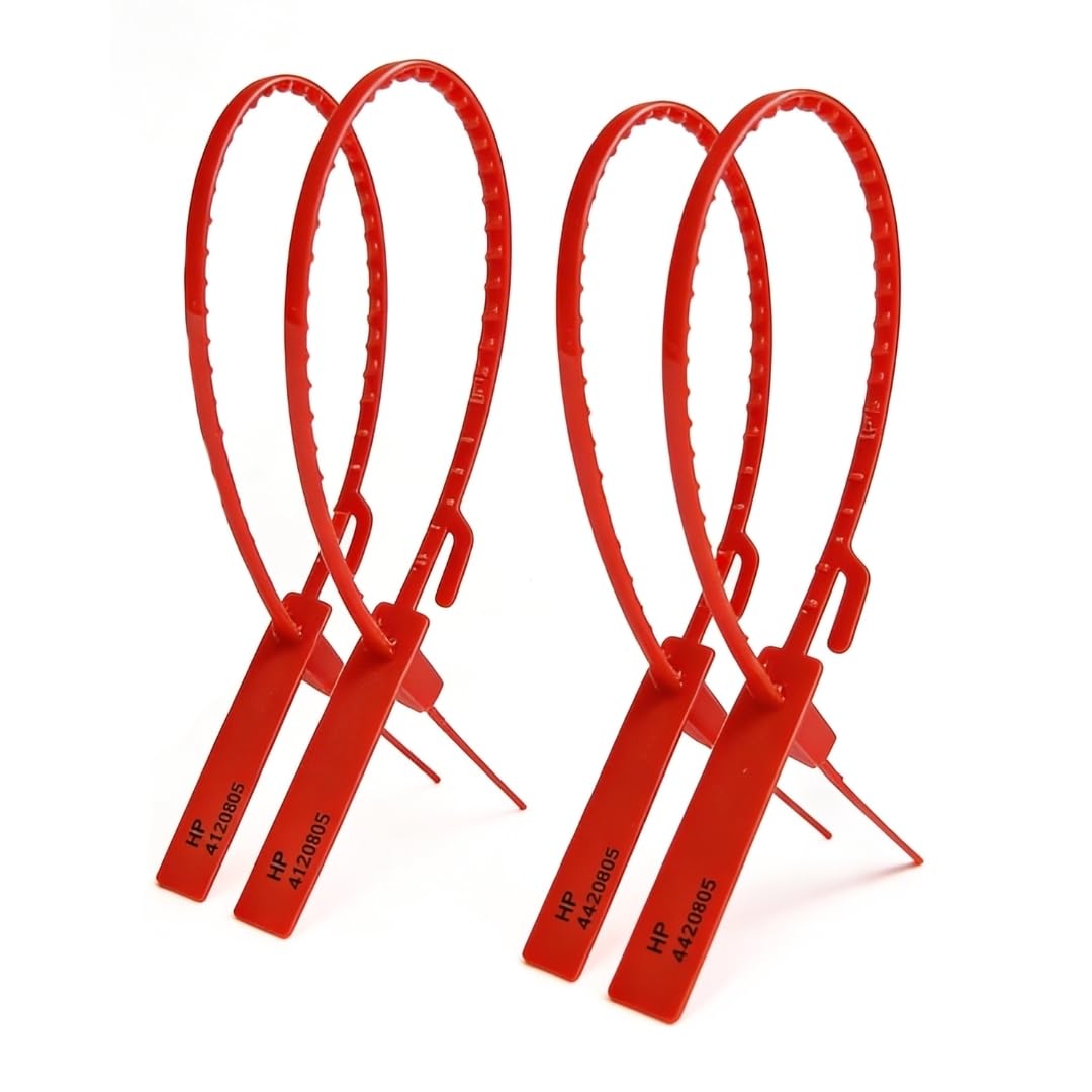 Made in UK Numbered Pull-Through Security Seal with Tear-line - Cost-Effective Tamper-Evident Solution for Sealing Cash Bags, Mail Sacks, Waste Sacks, Trailers, and roll-Cages (500)