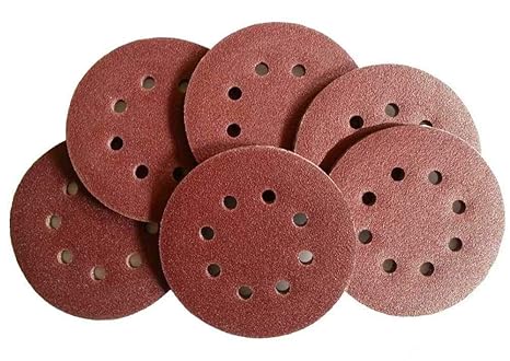 120 Blatt plus 2 Blatt extra Exzenterschleifer-Schleifscheiben Ø125mm ? 6 verschiedene Körnungen K40/60/80/120/180/240 ? P-D-