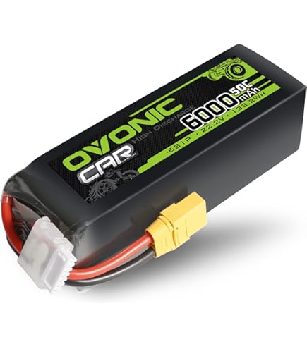 Amazon.com: NHX Muscle Pack 6S 22.2V 5000mAh 100C Hard Case Lipo