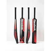 Reebok Blaze Plastic Cricket Full Size Bat (34&rdquo; X 4.5&rdquo; inch) for All Age Group, Red Color