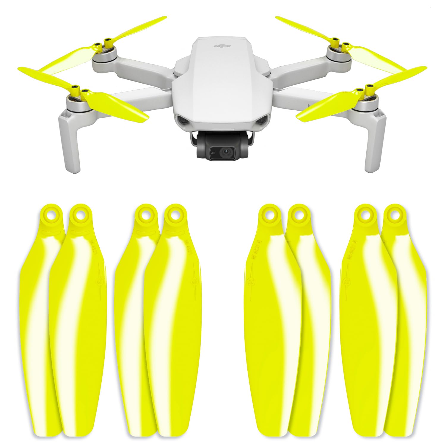 Master Airscrew Stealth Propellers for DJI Mini 2, Mini 2 SE, Mini SE & Mini 4K - Electric, 4 propellers in set