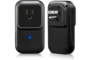 BCY HOHIPI Power Failure Alarm with LED Indicator,80-110dB Adjustable Freezer Alarm with 7Siren,Power Loss Alarm with Voltage Test,Power Outage Alarm Perfect for GFI/GFCI Trips,Freezer (2 Packs)