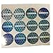 500 pcs Laser Hologram Original Sticker 15mm / 0.59 inch Round Security Tamper Evident Stickers One-time Use (Silver)