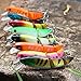 Sougayilang Fishing Lures Wobbler Fish Topwater Lure Swimbait Crankbait Minnow Artificial Bait with Hooks Carp Pike Bass Fishing Tackle Tool