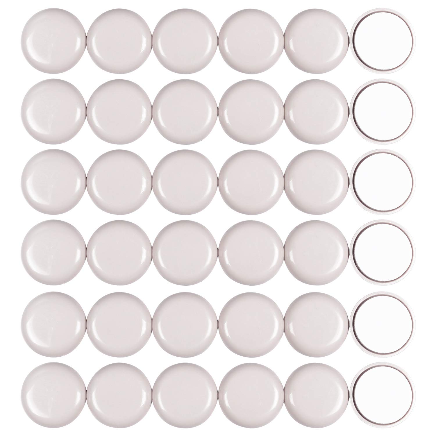 Photo 1 of Ezprotekt 40 Pack Self-Stick Furniture Sliders for Carpet,1-1/8" Round Self-Adhesive Furniture Moving Pads Chair Movers and Gliders Carpet Protector Furniture Glide Chair Slider (29mm, 40Pack)