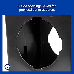 NDS 1200BKITRTL1PK Square Catch Basin Drain Kit