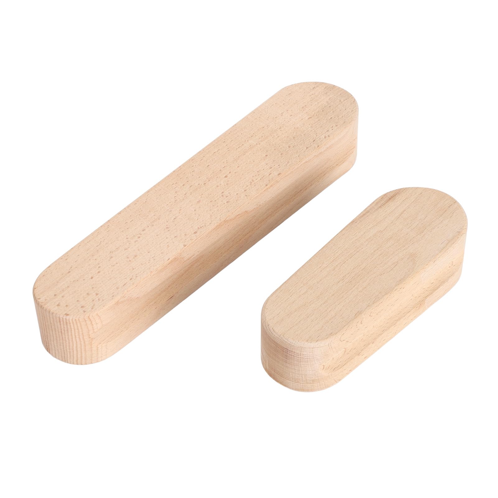 Beech Wood Tailors Clapper, 2pcs Point Pressing Hard Wood Quilters Clapper for Ironing Sewing Pleating Cutting Fabric Crafts