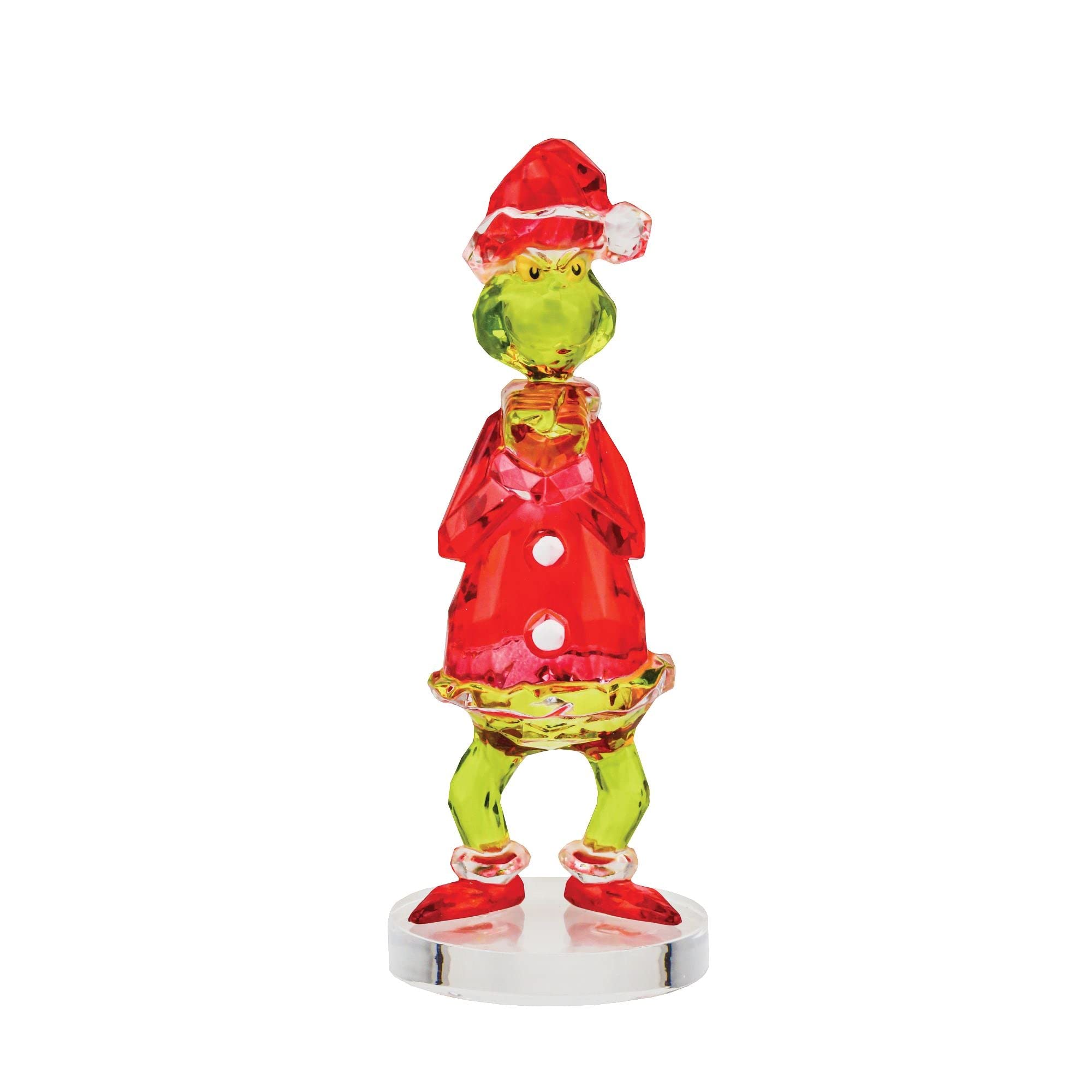 Licensed Facets Grinch Acrylic Facet Collection Figurine, height 10.5 cm, Multicolor