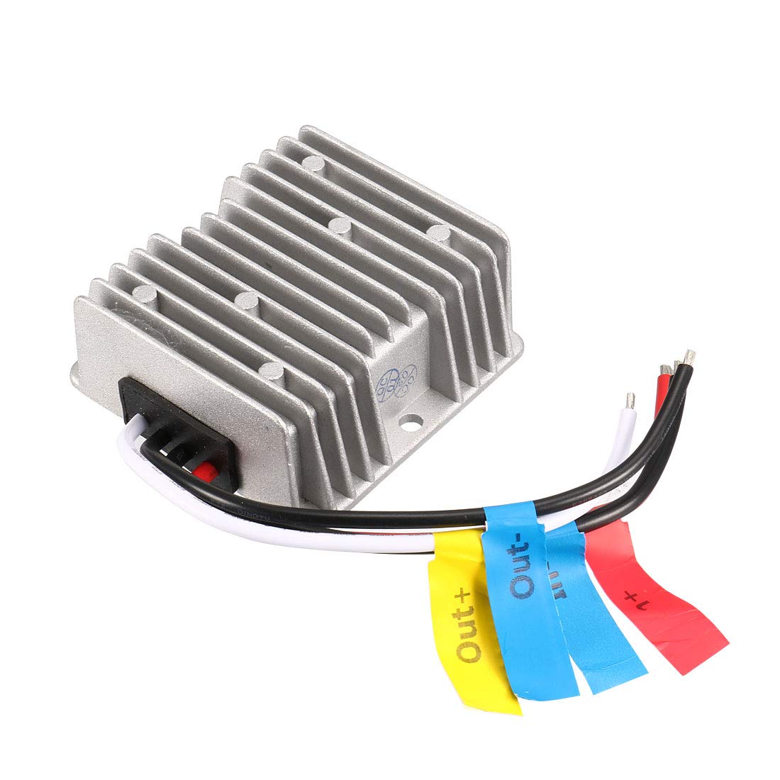 sourcing map Voltage Buck Converter Regulator DC 12V Step-up to DC 24V 12A 288W Waterproof Power Transformer