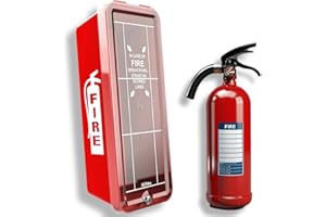 PVC Fire Extinguisher Cabinet Small 19.5 x 8.4 inches up to 2.5 kg or 5 Lb - Fire Extinguishers Box - Outdoor - Fire Extingui