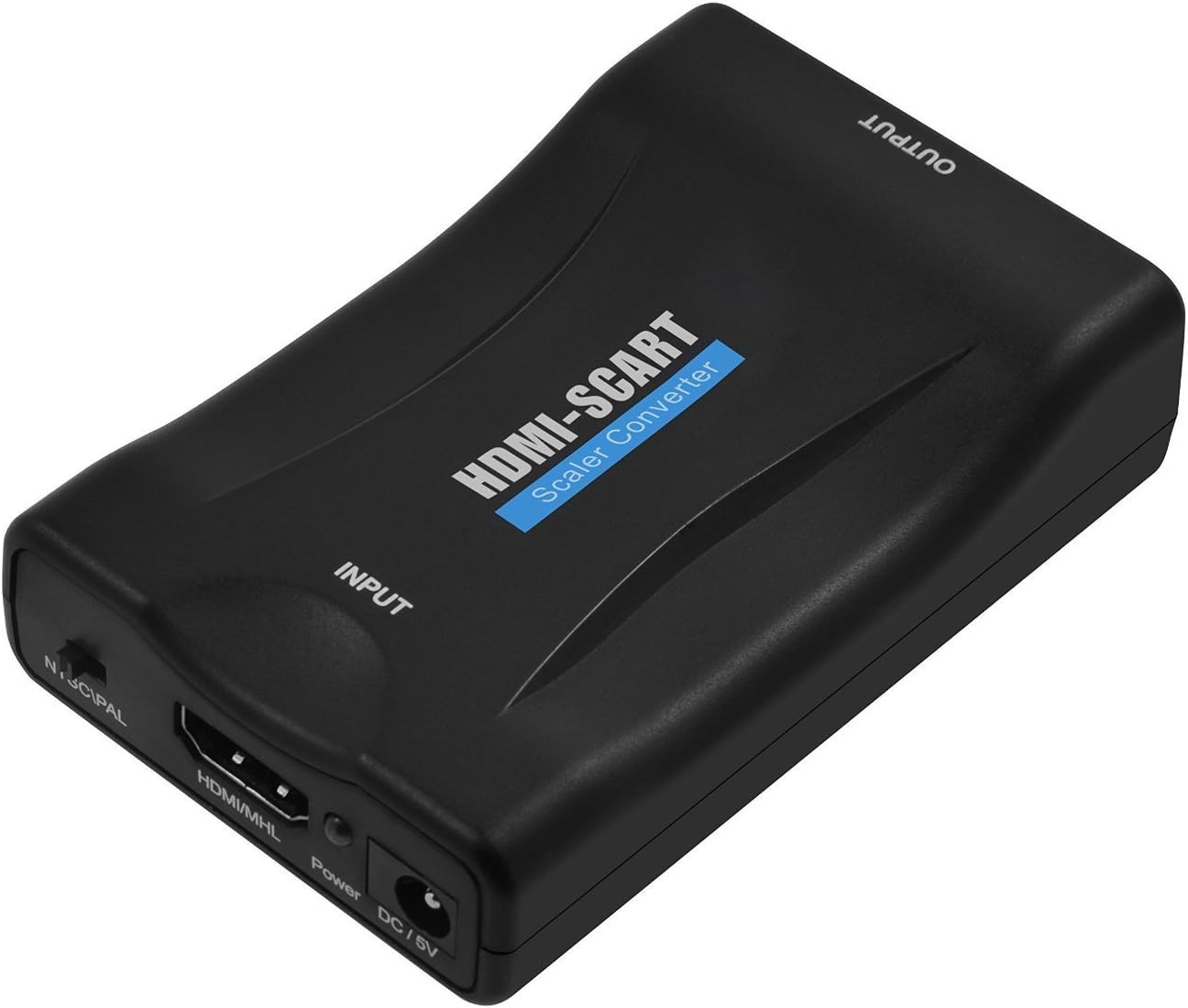Vlio HDMI To SCART Composite Video Scaler Converter Audio Adapter for HDTV STB VHS XBox PS3(HDMI to SCART converter)