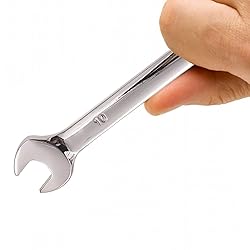 KINJOEK 2 PCS 10mm 12PT Ratchet Wrench, Metric