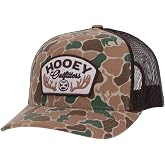 HOOEY Outfitters Critter Camo Snapback Hat - Mesh Back Trucker Cap for Men, Hunting &amp; Fishing Hat, Duck Camo Baseball Cap