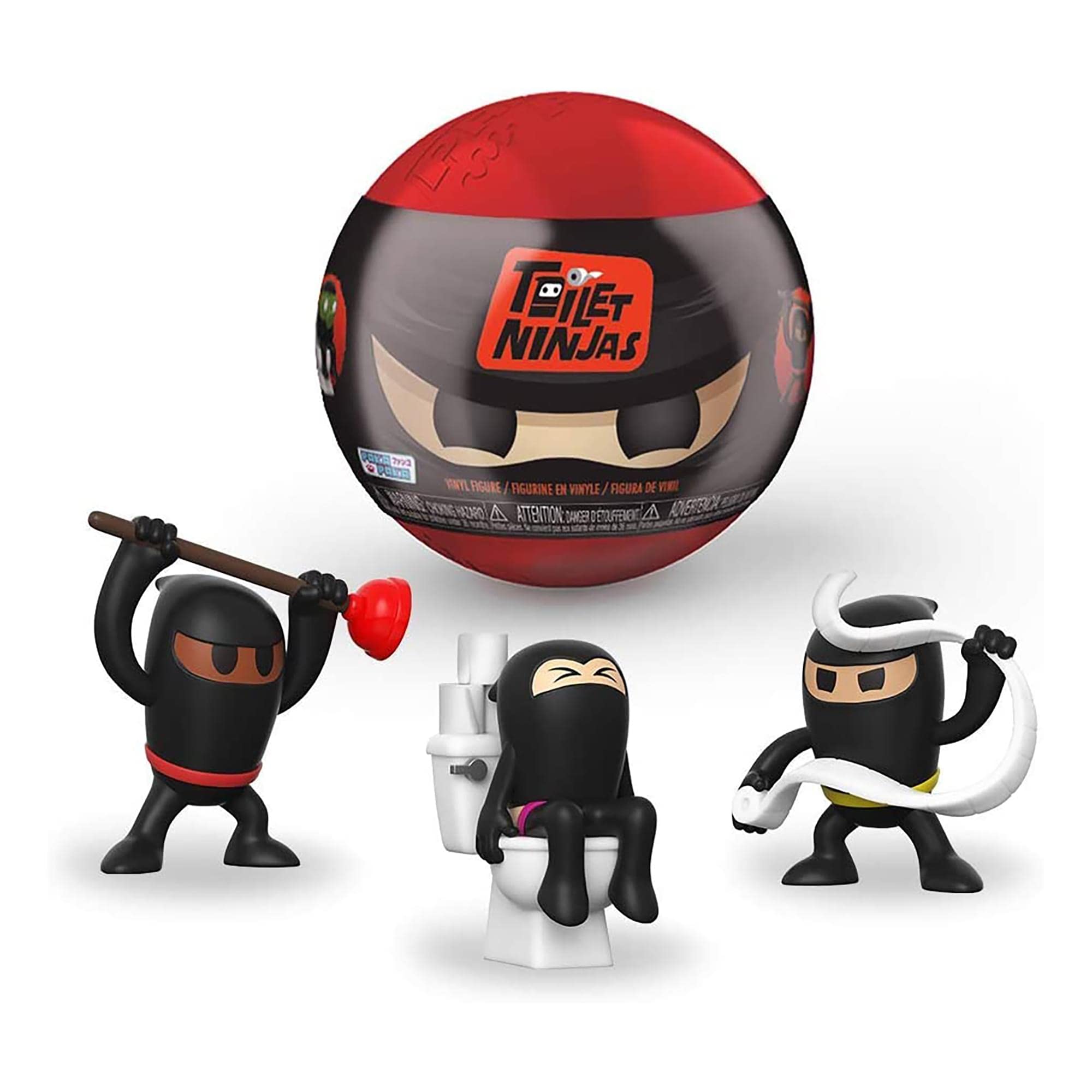 Funko Paka Paka: Toilet Gas Mask Ninja - (machine Capsules) - Toilet Ninjas - Collectable Vinyl Figure - Gift Idea - Official Merchandise - Toys for Kids & Adults - Stocking Fillers