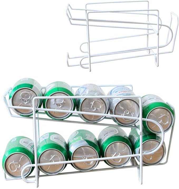 10 Tin Can Beer Beverage Soda Dispenser Holder Refrigerator Drink