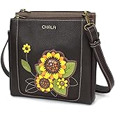 CHALA Merry Messenger RFID Protected Women Faux Leather Shoulder Purse with Adjustable Crossbody Strap | RFID Protected, Faux Leather