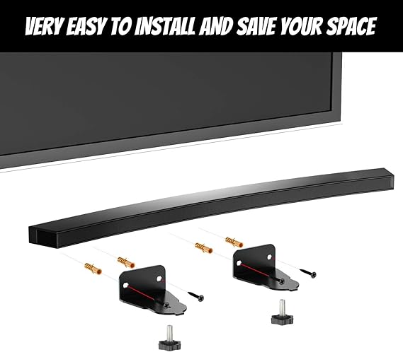 curved soundbar bracket