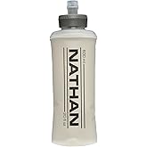 Nathan 20oz Soft Flask w/Bite Top, Running Water Bottle, Collapsible Water Bottle, Travel