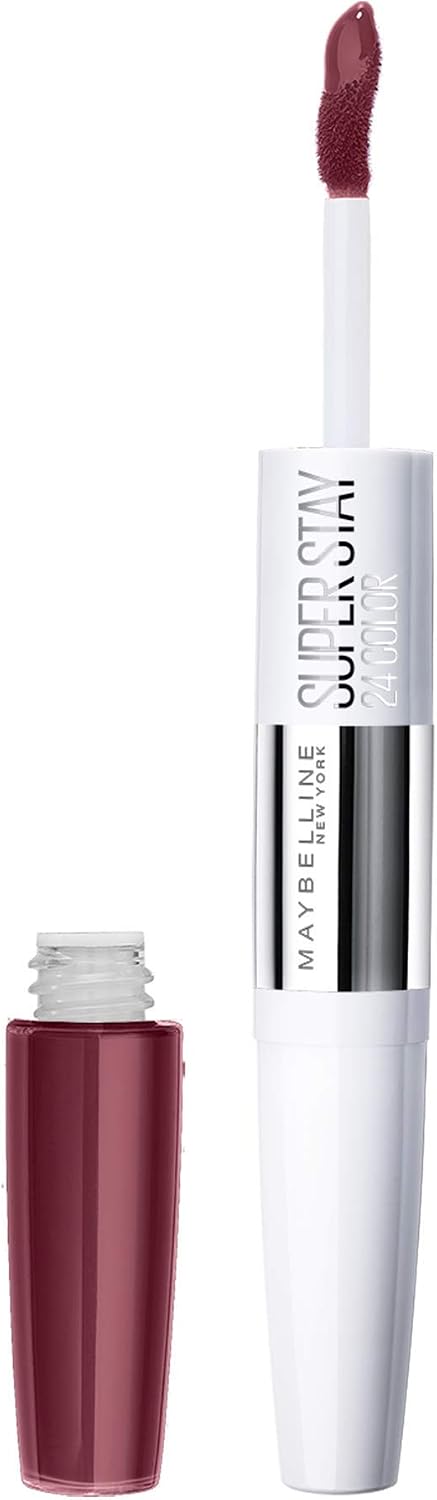 Maybelline New York Make-Up Lipstick Superstay 24 Hour Colour Liquid Lipstick Wildberry/Dark Purple with 24 Hour Hold 1 x 5 g - Image 4