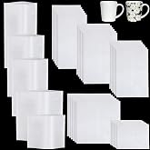 Zonon 50 Pcs Sublimation Shrink Wrap Sleeves | Sublimation Sleeves for Tumblers, Sublimation Wrap 5 Sizes: 9x14", 8x8", 7x11"