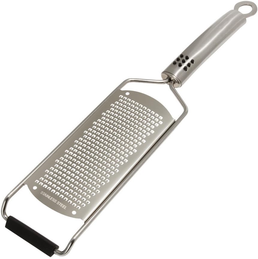 Cheese Grater and Citrus Zester with Fine Blade by CuisineFx. For Professional Grade Kitchen, Made of Premium Stainless Steel, Dishwasher Safe. Unleash Those Locked-In, Exquisite Flavors!