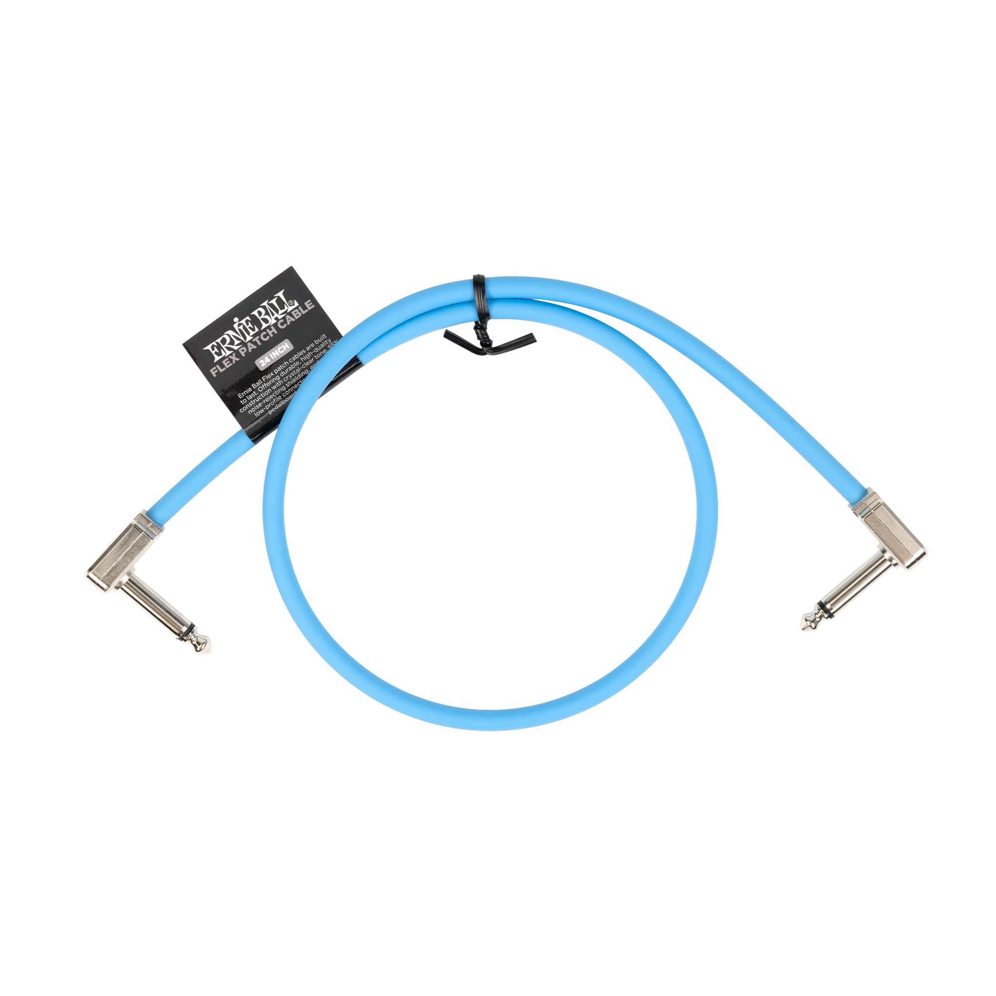 Ernie Ball Flex Patch Cable 24in - Blue - Single
