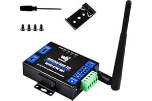waveshare RS232/485 to WiFi and Ethernet Converter Serial Server, Modbus Gateway, MQTT Gateway,Serial Port to HTTPD Client, A