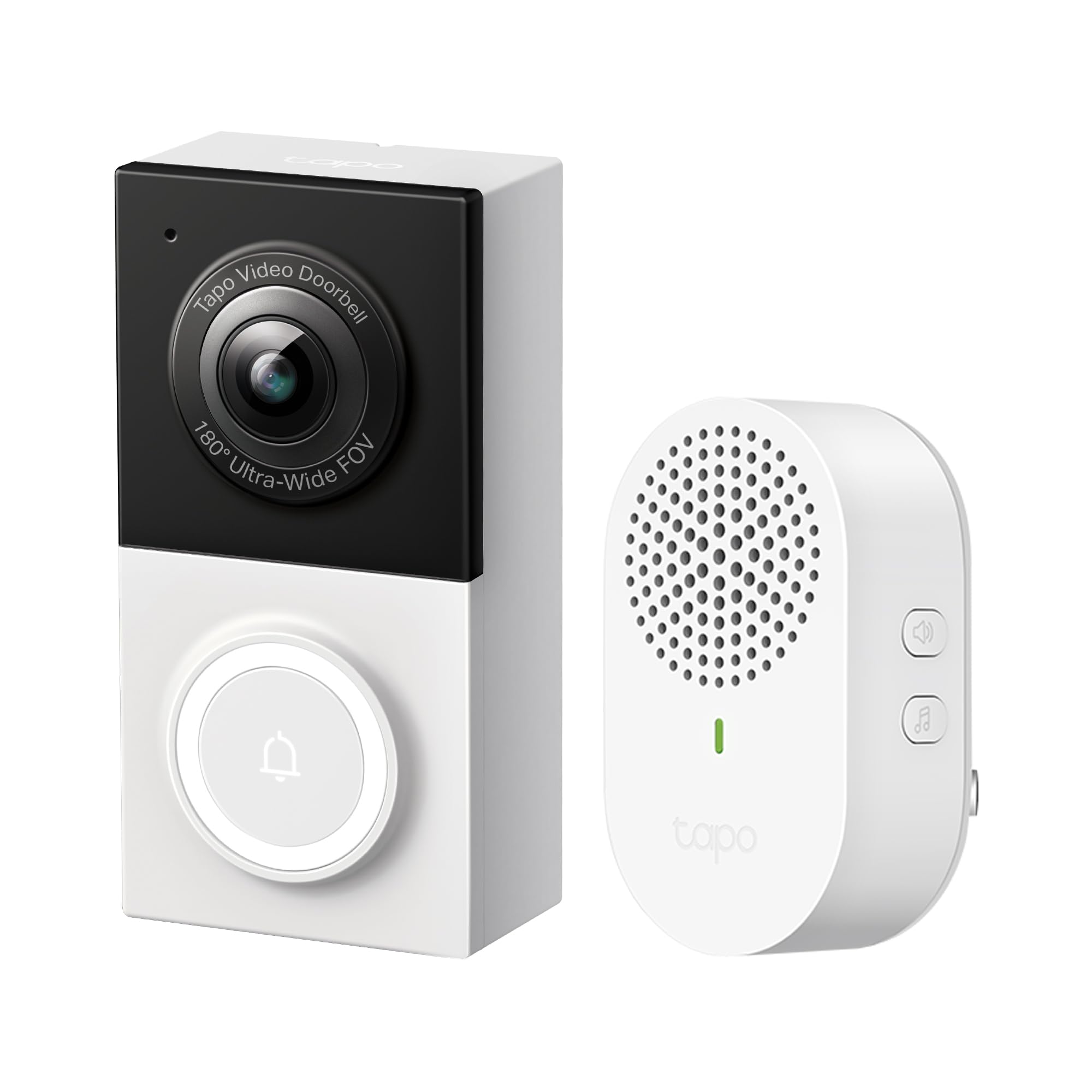 Photo 1 of Tapo TP-Link Smart Video Doorbell Camera Wired, 2K 5MP, Color Night Vision, 180° Ultra-Wide FOV, 2-Way Audio, Free AI Detection, Cloud & SD Card Storage, Works w/Alexa & Google Home, D130