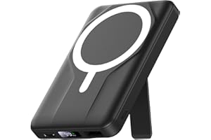 Azmuth Magnetic Wireless Power Bank 10000mAh, Compatible with MagSafe 15W Portable Fast Charger for iPhone 17/16/15/14/13/12 