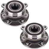 Autoround Pair 513349 Front Wheel Bearing Hub Assembly Compatible with 2014-2023 Jeep Cherokee Without Off Road Suspension
