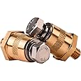 Battery Terminal Connectors,Battery Post Terminals Compatible With GM And Other Accessories To Battery,For 3/8 16 Top or Side Terminal Charging Posts,Cable Terminals,Battery Post Extender (2 Pack)