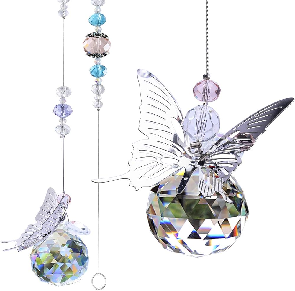 H&D HYALINE & DORA 30MM Crystal Ball Prism Rainbow Maker Suncatcher